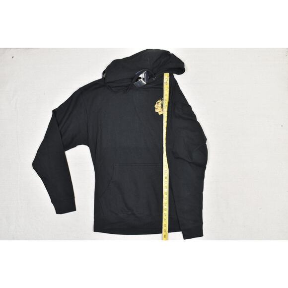NEW Fanatics NHL Chicago Blackhawks Hoodie Black Regular Size L Cotton Blend - Picture 6 of 8